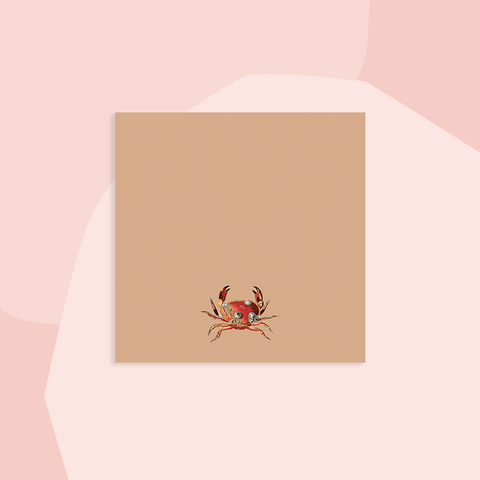 30x40 Notizblock Krebs minimalistisch Non-Food Concept Store Feinkostladen Feinkost Geschenke Geschenkeladen Online Shop Foodies Gourmets