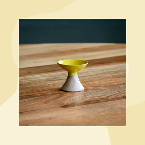 Alte Schmiede Schierke Keramik Eierlikör Schleckschale Gelb Harz Sachsen-Anhalt Geschenke Koeln Geschenkeladen Online Shop Gourmets Foodies