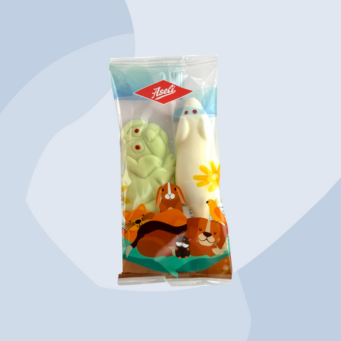 Aseli Schaumzuckermäuse Schaumzuckerhund Traditionsaroma Apfel Feinkost Online Shop Köln Spezialitäten Delikatessen Geschenke Gourmet Feinkostladen