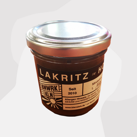 Geschenkbox Lakritz Feinkost Online Shop Delikatessen Geschenke Feinkostladen Köln Manufakturen Spezialitäten besonders Lakritzhonig