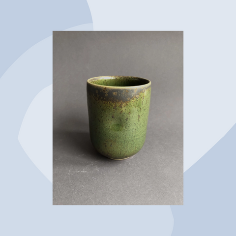 Franziska M. Köllner Becher Oslo Dunkelgrün Tasse Geschenke Koeln Geschenkeladen Online Shop Gourmets Foodies