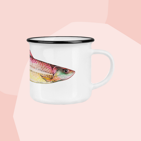 Ligarti Keramik Tasse Fisch bunt Geschenke Koeln Geschenkeladen Online Shop Gourmets