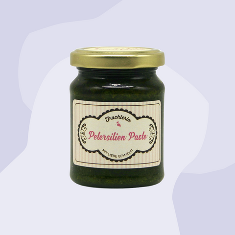 Fruchteria Petersilie Paste Aufstrich Feinkost Delikatessen Manufakturen Geschenke Online Shop Köln Feinkostladen Gourmet
