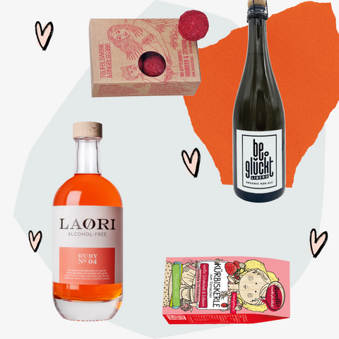 Geschenkbox Aperol Laori alkoholfreie Spirituosen Feinkost Online Shop Delikatessen Geschenke Feinkostladen Köln Manufakturen