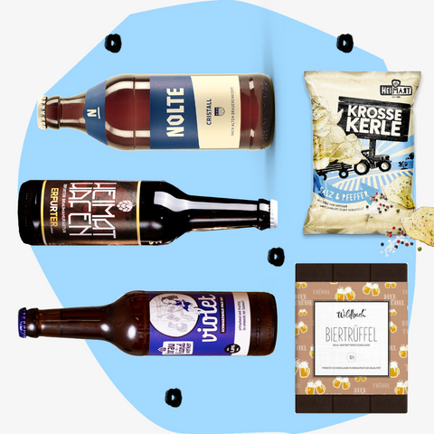 Geschenkbox Bier Schokolade Geschenke Feinkost Online Shop Köln Feinkostladen Geschenkset Spezialitäten Manufakturen