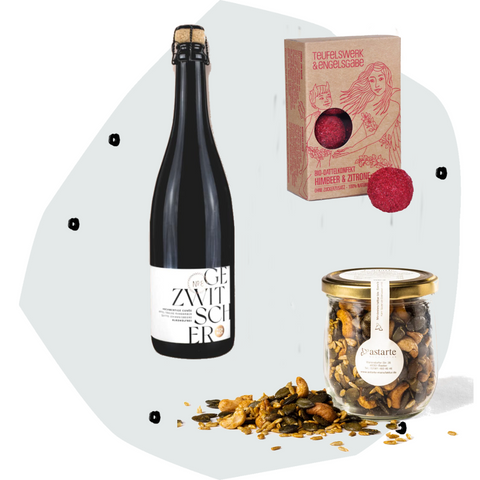 Geschenkbox zur Geburt Geschenkbox Mommy to be Feinkost Köln Spezialitäten Online Shop Delikatessen Manufakturen