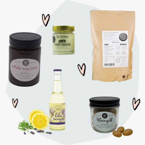 Köln alkoholfrei Leckereien Geschenkbox Geschenke Geschenkset Online Shop Feinkost Geschenkeladen Feinkostgeschäft Concept Store Köln