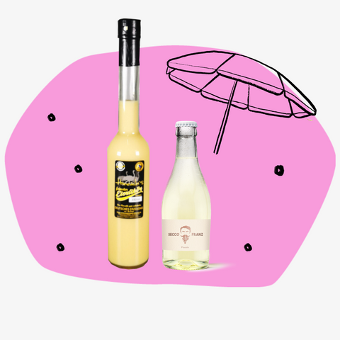 Geschenkbox Eierlikör vom Strauß Ostern Weihnachten Geschenke Online Shop Spezialitäten Genuss Gourmet Versand Eierlikör mit Sekt Delikatessen Köln Manufakturen