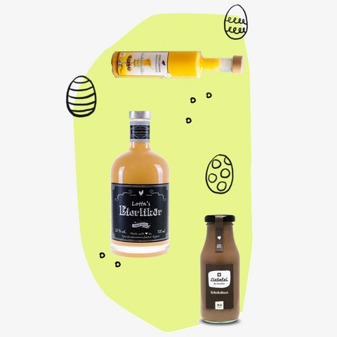 Geschenkbox Eierlikör Ostern Weihnachten Geschenke Online Shop Köln Feinkost Delikatessen Manufakturen Spezialitäten