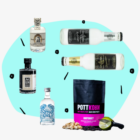 Geschenkbox Gin Tonic Feinkost Delikatessen Manufakturen Köln Online Shop Geschenke