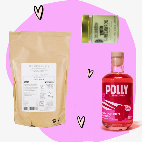 Geschenkbox zum Muttertag Geschenke Feinkost Delikatessen Spezialitäten Online Shop Feinkostladen Köln Gourmet alkoholfrei Genuss