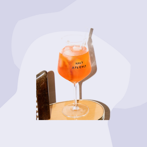 Holy Aperoly Weinglas Selekkt Johanna Schwarzer Feinkostladen Köln Geschenke Feinkost Online Shop Geschenkbox Muttertag Mama