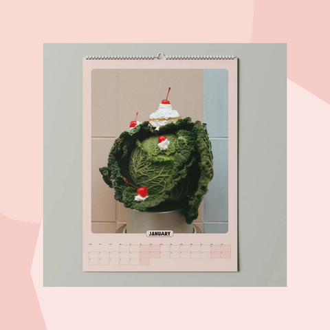 Selekkt Wandkalender 2026 Cakes avec Amore Foodies Gourmet Geschenk Feinkost Feinkostladen Geschenkeladen Köln Online Shop Januar