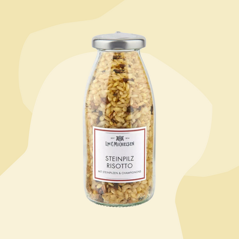 L.W.C. Michelsen Risotto Steinpilz Feinkost Köln Geschenke Delikatessen Online Shop Spezialitäten Köln Gourmet Versand Genuss Manufakturen