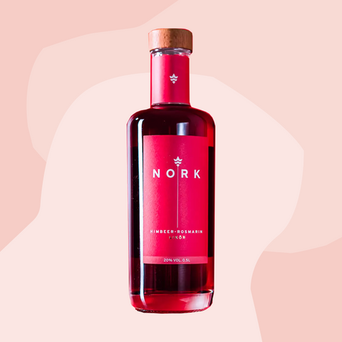 Nork Himbeer-Rosmarin-Likör Feinkost Delikatessen Geschenke Online Shop Spezialitäten Feinkostladen Gourmet Genuss