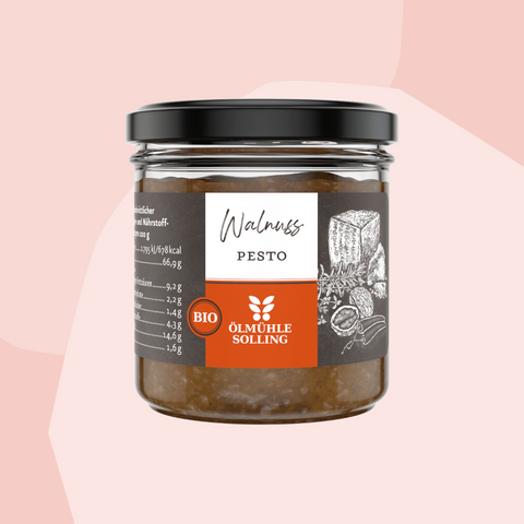 Ölmühle Solling Pesto Walnuss Walnusspesto Feinkost Online Shop Köln Geschenke Manufakturen Spezialitäten Delikatessen Feinkostladen Köln