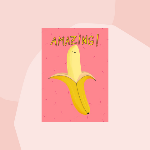 Slinga Postkarte Banane Amazing Geschenke Köln Online Shop Geschenkeladen Feinkostladen Feinkost Gourmets Foodies