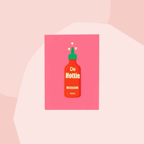Postkarte: Du Hottie