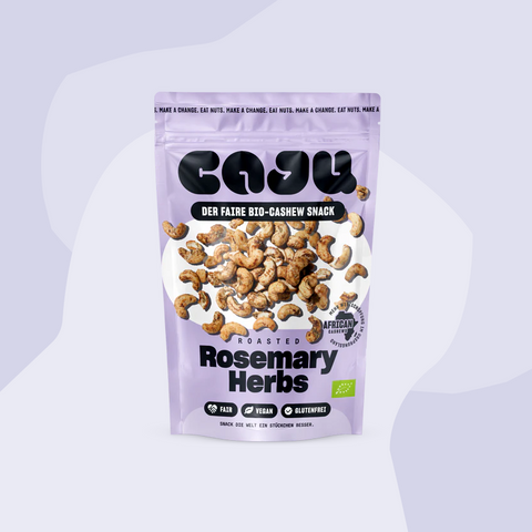 caju Cashews Rosmarin Meersalz Snacks Feinkost Delikatessen Manufakturen Geschenke Spezialitäten Feinkostladen Köln Online Shop