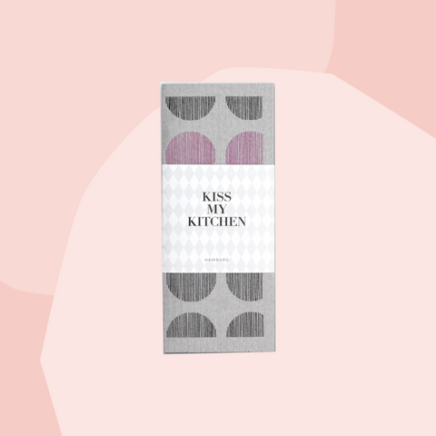 kiss my kitchen Schwammtuch dots grey pink Punkte grau Geschenke Geschenkeladen Köln Feinkostladen Online Shop Gourmets