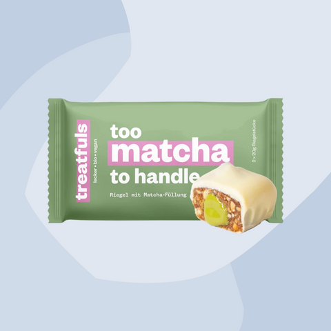 treatfuls Riegel Matcha Füllung Feinkost Online Shop Geschenke Köln Feinkostladen Geschenkeladen Delikatessen Spezialitäten Gourmet Foodies Genuss