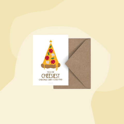 Postkarte: Cheesiest Christmas Card