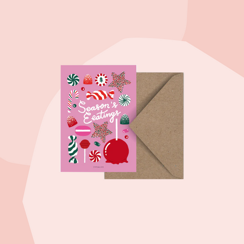 Postkarte: Christmas Eatings