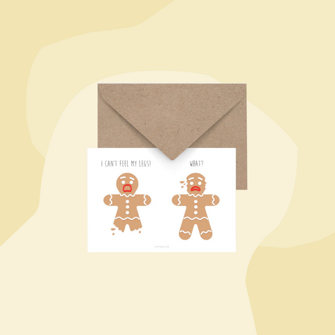 Postkarte: Peppercake Man