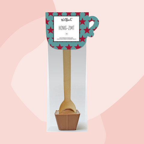Wildbach Schokolade Heißer Löffel Honig und Zimt Trinkschokolade Vollmilch Feinkost Delikatessen Manufakturen Geschenke Köln Online Shop Gourmet