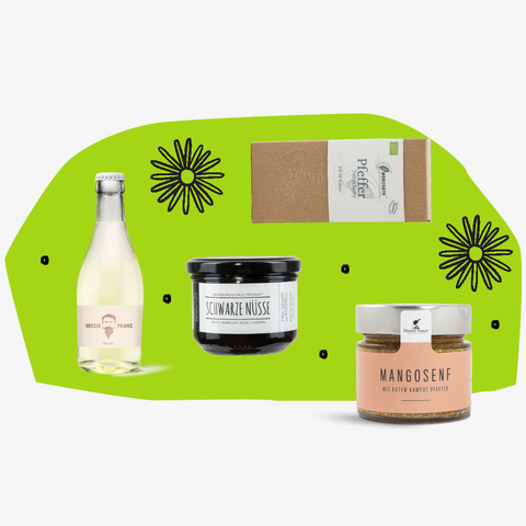 Geschenkbox zum Jubiläum Firmengeschenke Feinkost Online Shop Delikatessen Geschenke Feinkostladen Köln Manufakturen