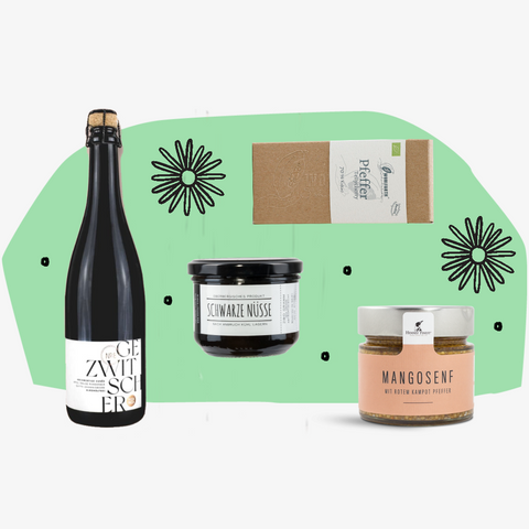 Geschenkbox zum Jubiläum Firmengeschenke Feinkost Online Shop Delikatessen Geschenke Feinkostladen Köln Manufakturen