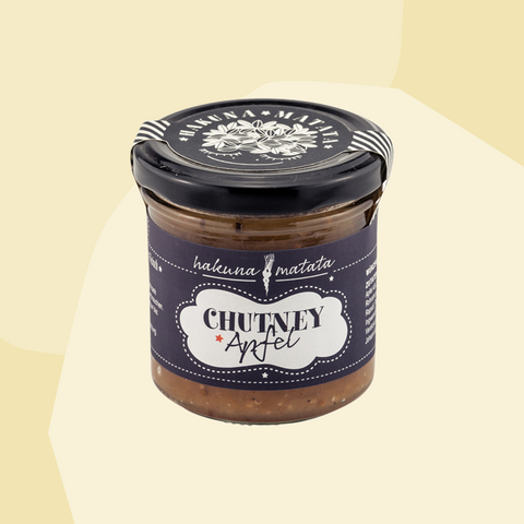 Apfel-Chutney mit Ingwer und Curry Hakuna Matata Feinkost Delikatessen Manufakturen Geschenke Köln Onlineshop