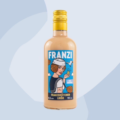 Franzbrötchenlikör Franzi Nork 500 ml Feinkost Delikatessen Manufakturen Geschenke Köln Onlineshop