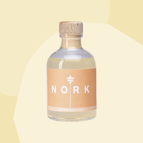 Zitrone-Ingwer-Likör Nork 50 ml Feinkost Delikatessen Manufakturen Geschenke Köln Onlilneshop