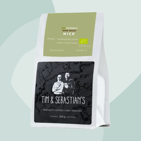 Bio-Espresso Dark Roast Nick ITim & Sebastian's Feinkost Delikatessen Manufakturen Geschenke Köln Onlineshop