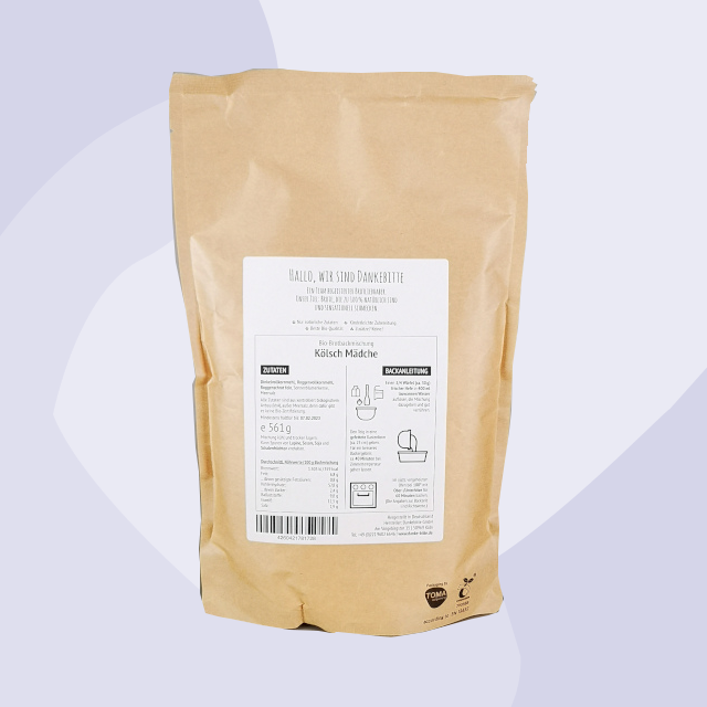 Kölsch Mädche Brotbackmischung Dankebitte Backwaren Feinkost Online Shop Köln Feinkostladen