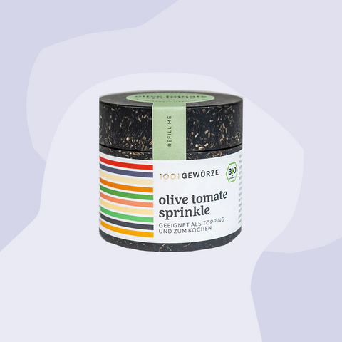 1001 Gewürze Sprinkles Olive Tomate Gewürzmischung Feinkost Delikatessen Manufakturen Geschenke Köln Online Shop