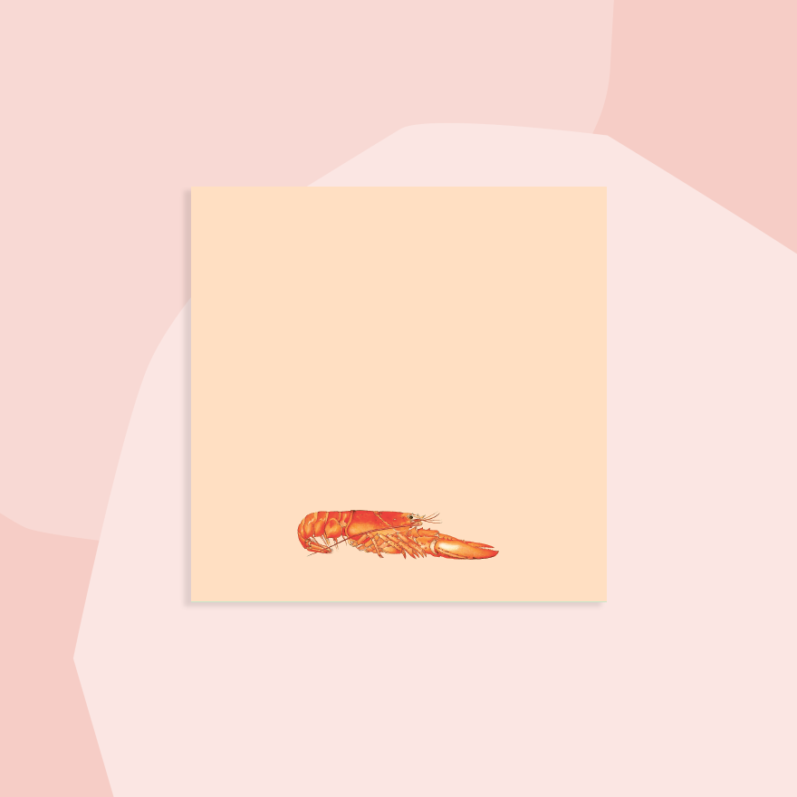 30x40 Notizblock Hummer minimalistisch Non-Food Concept Store Feinkostladen Feinkost Geschenke Geschenkeladen Online Shop Foodies Gourmets 