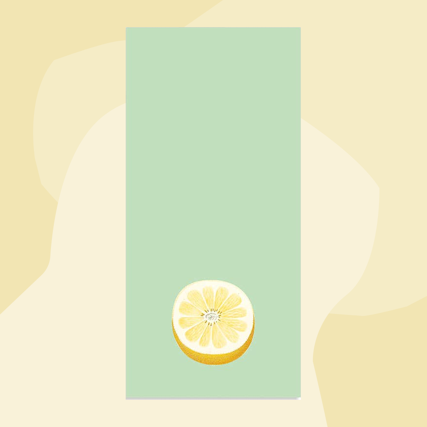 30x40 Notizblock Zitrone minimalistisch Non-Food Concept Store Feinkostladen Feinkost Geschenke Geschenkeladen Online Shop Foodies Gourmets 