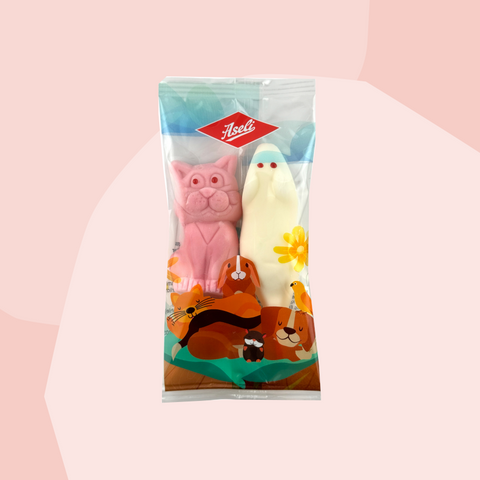 Aseli Schaumzuckermäuse Schaumzuckerkatze Himbeer Traditionsgeschmack  Feinkost Online Shop Köln Spezialitäten Delikatessen Geschenke Gourmet Feinkostladen