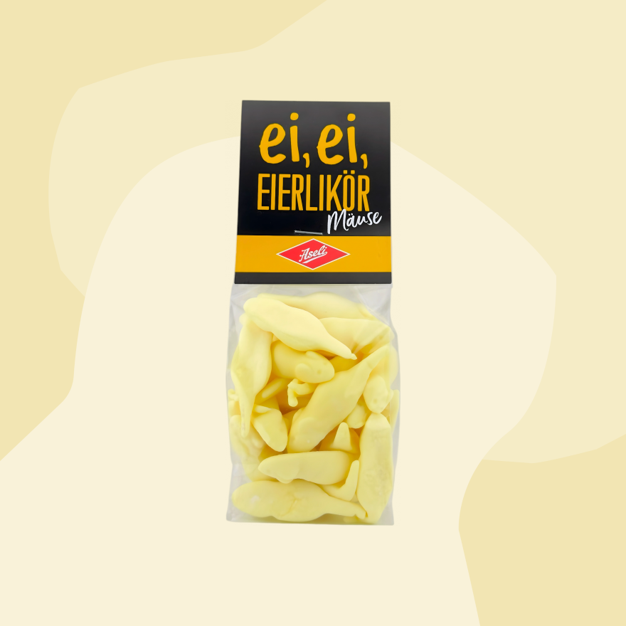 Aseli Schaumzucker Eierlikör Standbodenbeutel