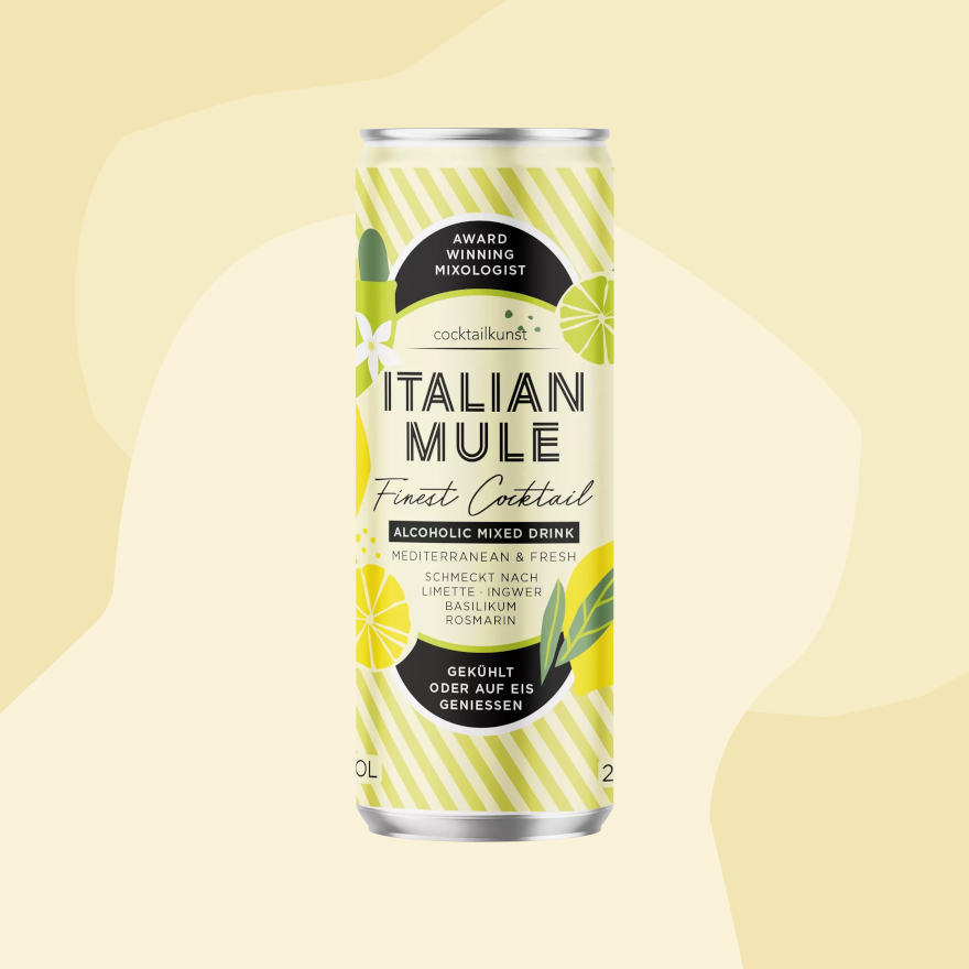 Cocktailkunst Italian Mule Ready to drink Feinkost Delikatessen Manufakturen Geschenke Köln Online Shop Spezialitäten Feinkostladen