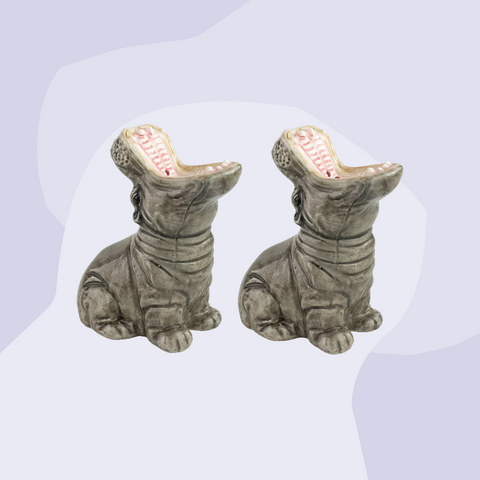 Donkey Salzstreuer Pfefferstreuer Nilpferd Hungry Hippos Feinkost Geschenk Foodies Gourmet Feinkosktladen Koeln Feinkostladen Online Shop