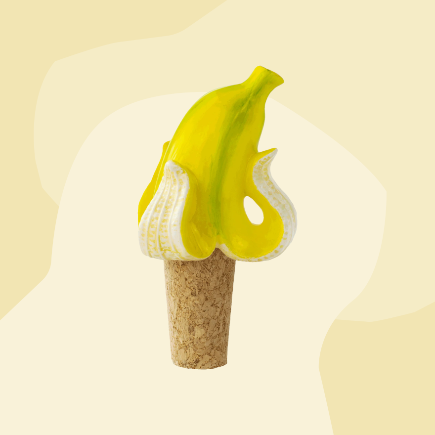 Donkey Weinverschluss Banane Flaschenverschluss Korken Sekt Feinkost Geschenk Foodies Gourmet Feinkosktladen Koeln Feinkostladen Online Shop