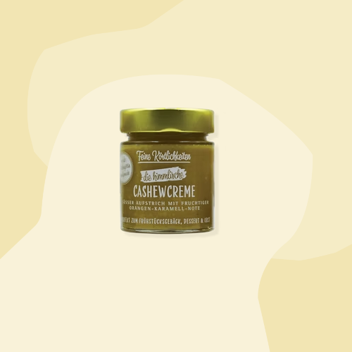 Cashewcreme mit fruchtiger Orangen-Karamell-Note Feine Köstlichkeiten