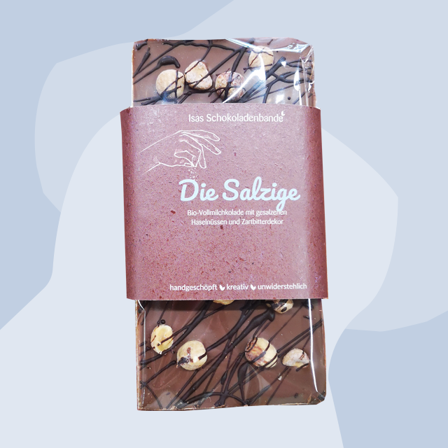 Feinisa Vollmilchschokolade mit gesalzenen Haselnüssen Feinkost Delikatessen Online Shop Geschenke Köln Manufakturen Spezialitäten Gourmet