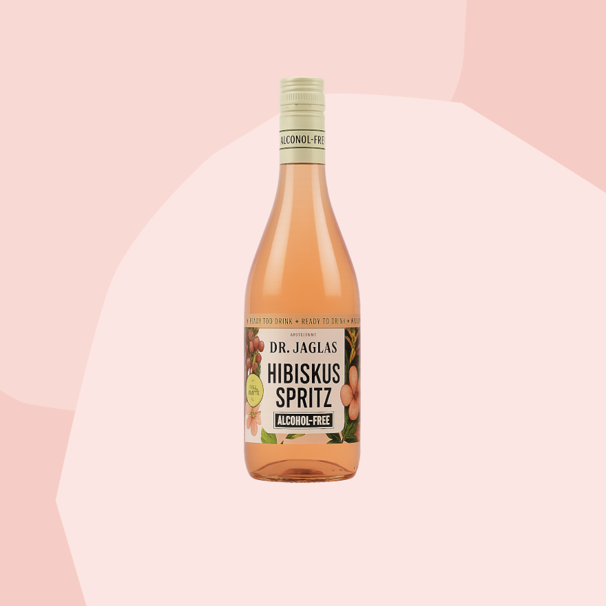 Dr. Jaglas alkoholfreier Limoncello Hibiskus Feinkost Online Shop Delikatessen Geschenke Spezialitäten Manufakturen Spritz trinkfertig