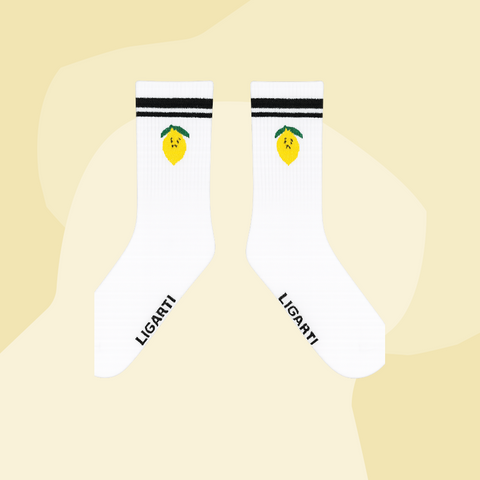Ligarti Socken Sportsocken Feinkost Feinkostladen Köln Geschenke Geschenkeladen Zitrone Foodies Concept Store Gourmets besonders