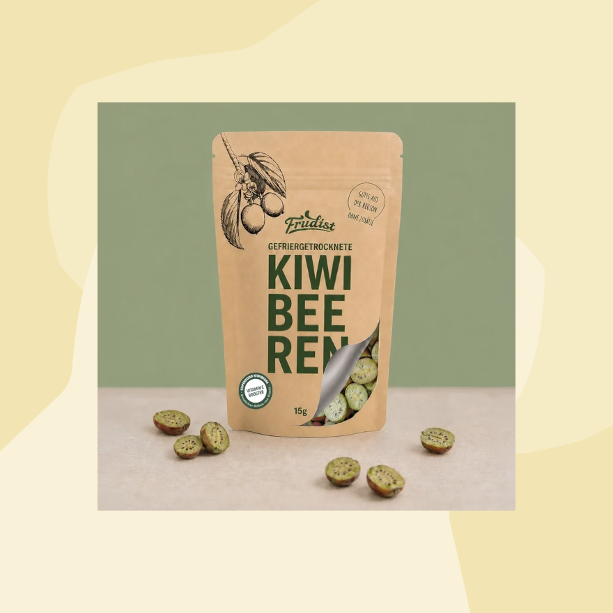 Gefriergetrocknete Kiwibeeren Frudist