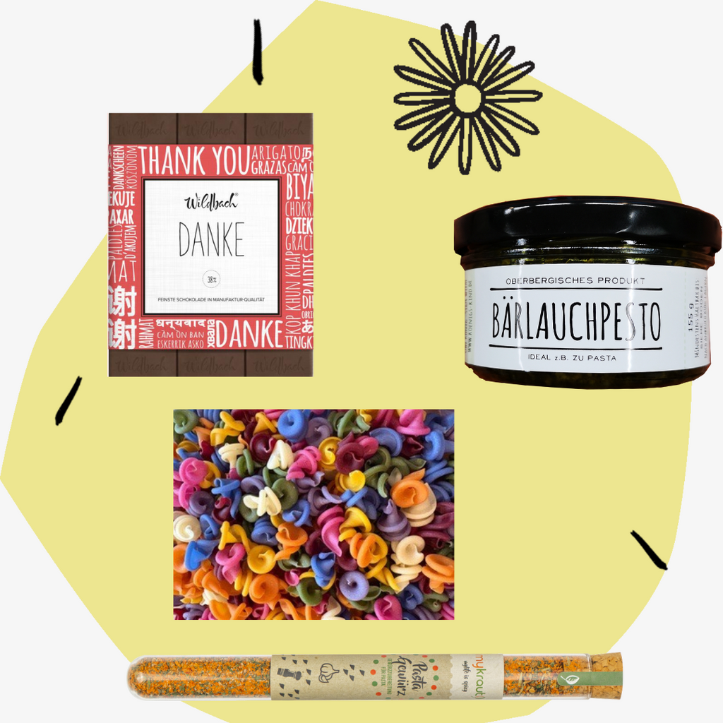 Geschenkbox Danke Firmengeschenke Geschenke Pasta Dankeschöns Kleinigkeit Feinkost Online Shop Köln